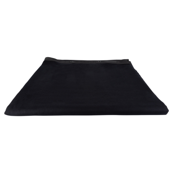 Wentex Pipe and Drape Backdrop Stage Molton Unpleated Curtain, 3m (W) x 6m (H)