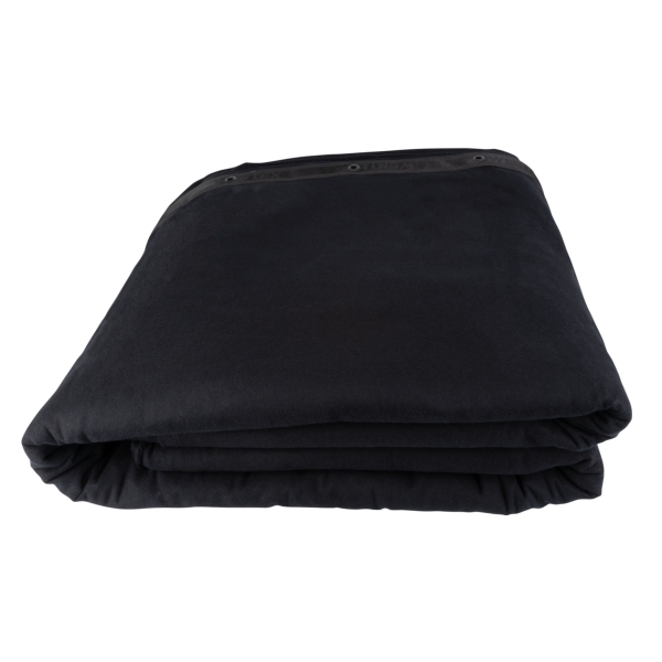 Wentex Pipe and Drape Backdrop Stage Molton Unpleated Curtain, 6m (W) x 6m (H)