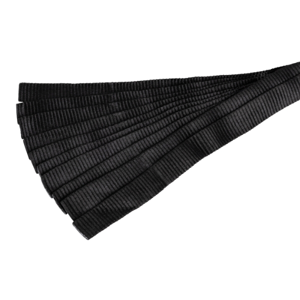 Wentex Tie Ribbon for Backdrops (Pack of 10)- Black