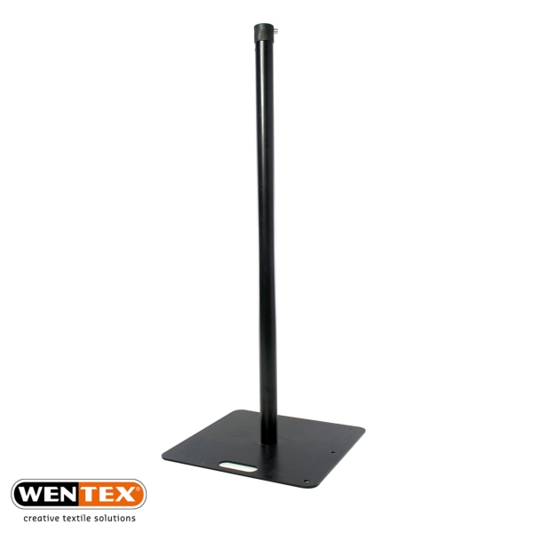 Wentex Pipe and Drape Fixed Upright, 1.2M - Black