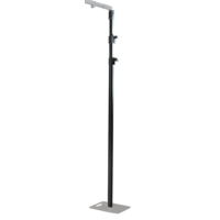 Wentex Pipe and Drape 3-Way Telescopic Upright, 1.8M to 4.2M - Black Wentex Pipe and Drape 3-Way Telescopic Upright, 1.8M to 4.2M - Black