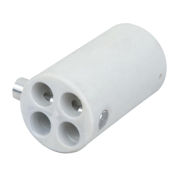 Wentex Pipe and Drape 4-Way Connector Replacement, 35mm Diameter - White