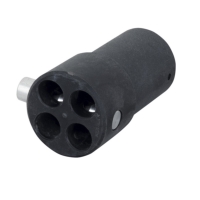 Wentex Pipe and Drape 4-Way Connector Replacement, 50.8mm Diameter - Black Wentex Pipe and Drape 4-Way Connector Replacement, 50.8mm Diameter - Black